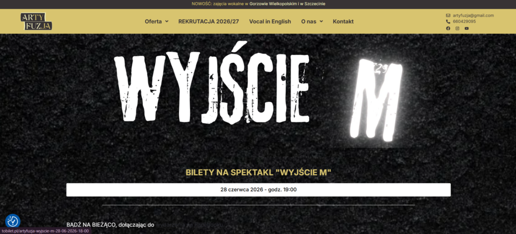 spektakl Wyjście M artyfuzja.com/wyjscie-m